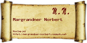 Margrandner Norbert névjegykártya